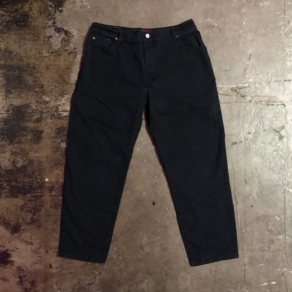 SIZE 14 Black denim Levis jeans - Picture 1 of 8